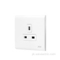 Tomada de parede britânica 1Gang BS Socket Outlet